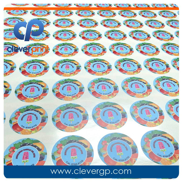 Etiquetas Adhesivas 2" x 2"